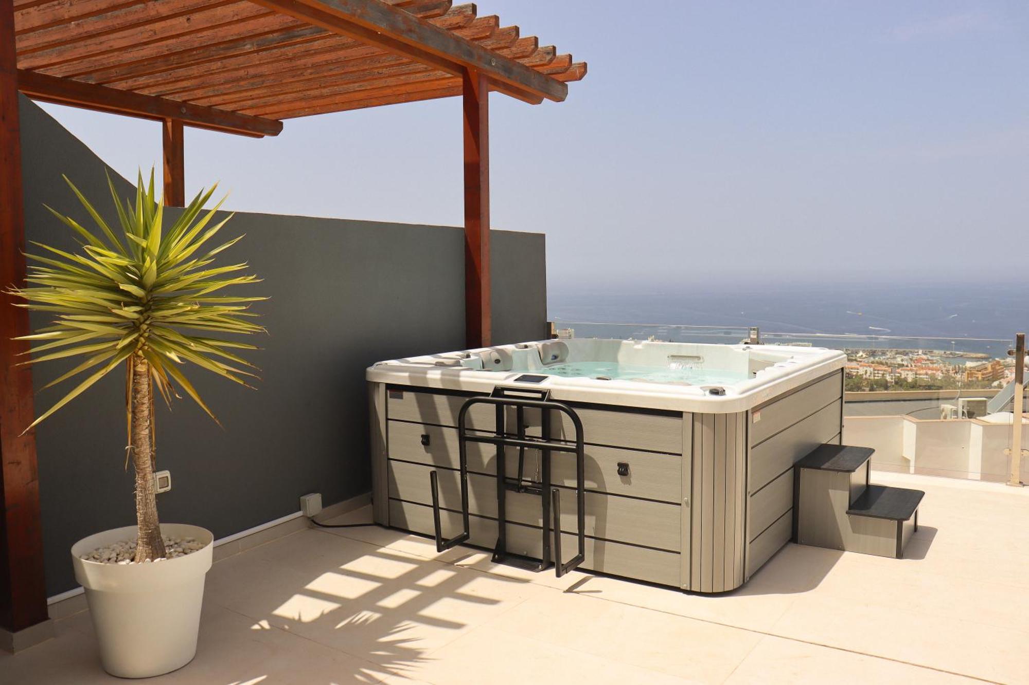 Azure Sky Villa - Panoramic Ocean View, Luxury, San Eugenio Costa Adeje  Extérieur photo